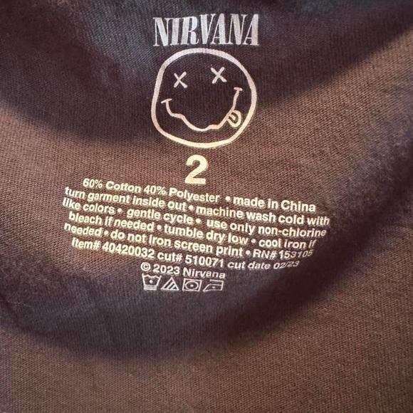 Nirvana Band Tee Torrid plus size 2 XXL - Picture 3 of 4